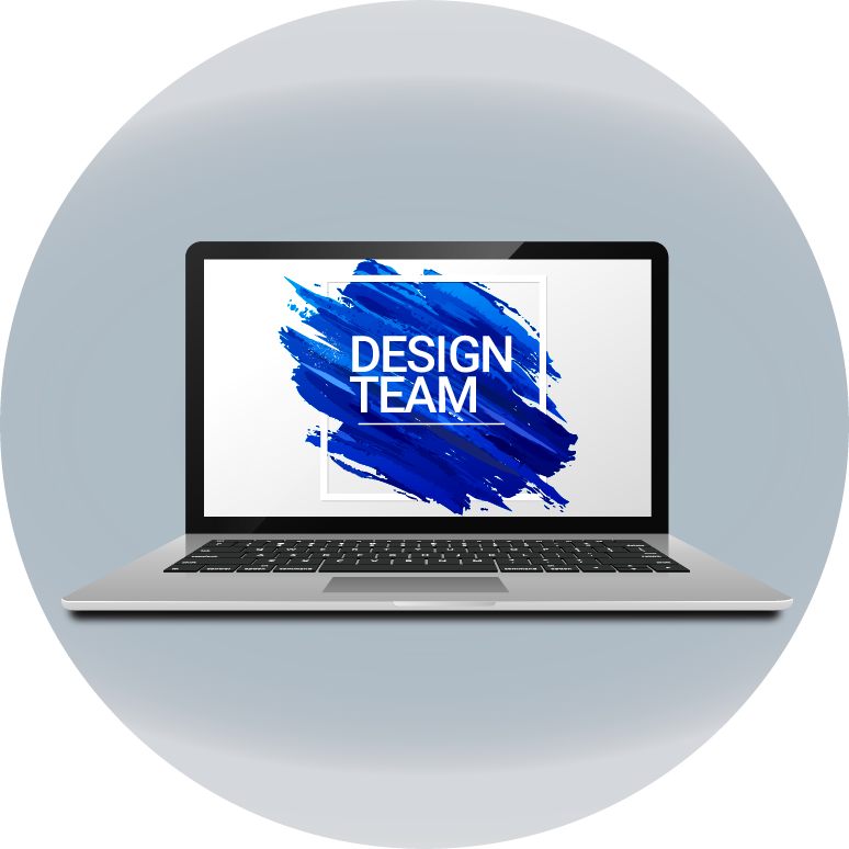 Room57 Laptop with design graphic